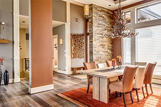 Dining Room in Luxury Home
