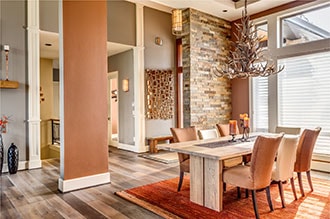 Dining Room in Luxury Home