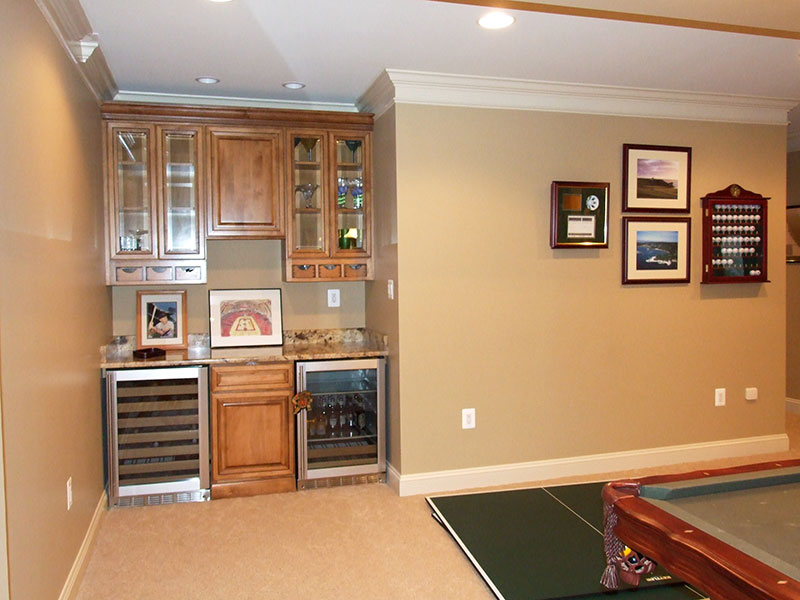 Basement/Recreation Design/Remodel with Bar Area, Annapolis, MD