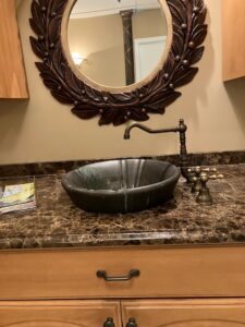 copper bathroom sink